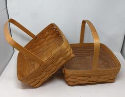 2 Longaberger Baskets- 1996 & 1998