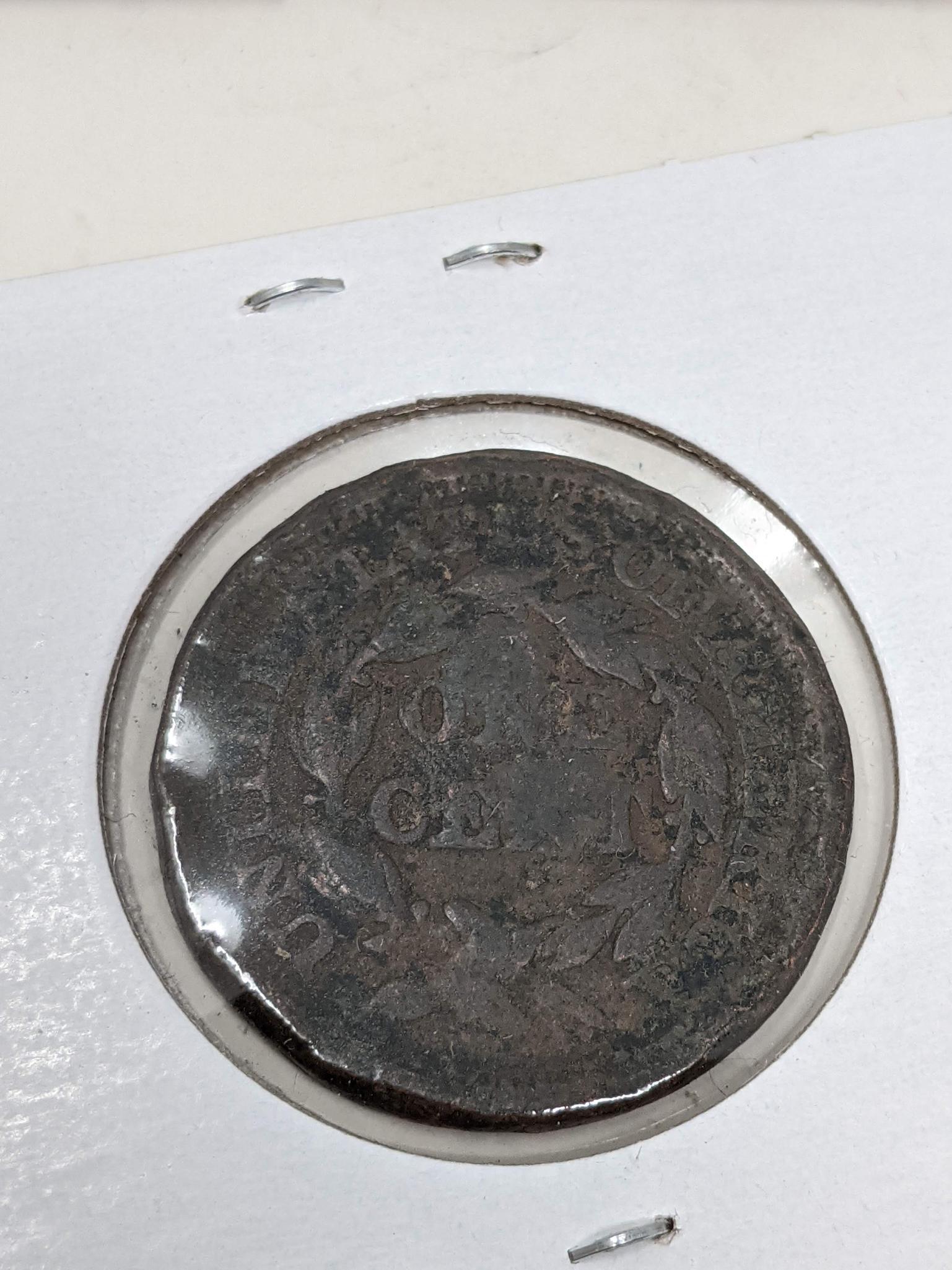 Large Cents- 1854 F, 1852 Dark F and 1854 Damaged