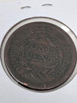 Large Cents- 1854 F, 1852 Dark F and 1854 Damaged