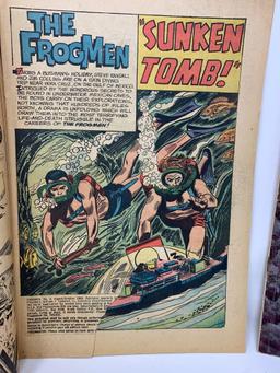 The Frogmen Comic Books by Dell Publishing