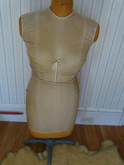 Dress Form and Sheepskin