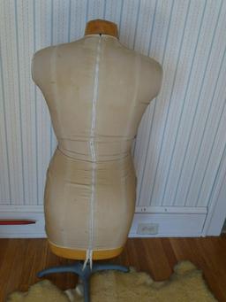 Dress Form and Sheepskin
