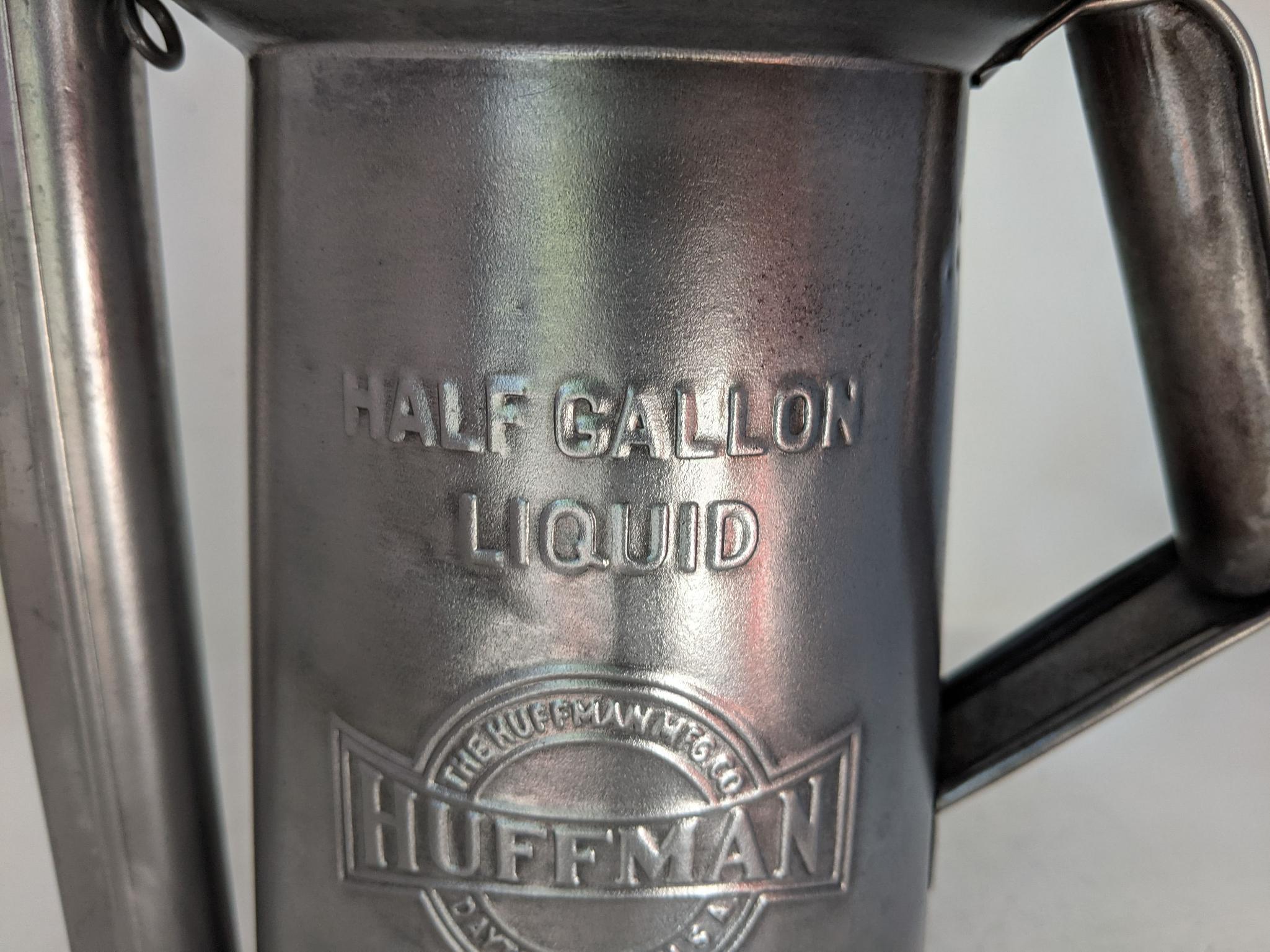 Half Gallon Huffman Oil Can