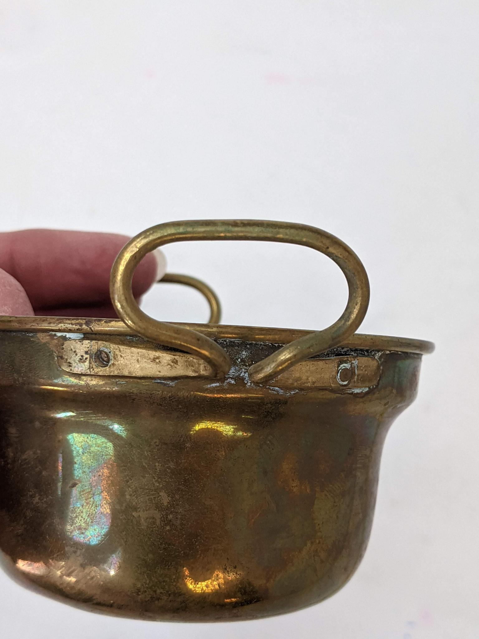 Miniature Copper Molds and Handled Pan
