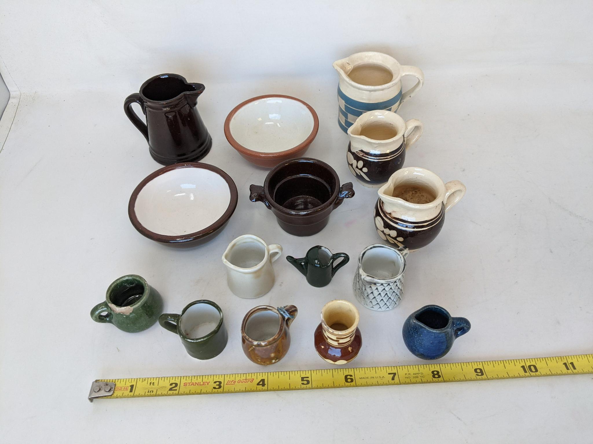 Redware and Other Pottery Miniatures