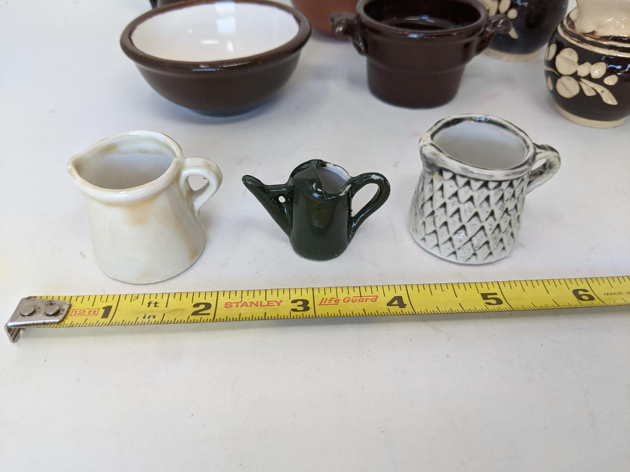 Redware and Other Pottery Miniatures