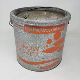 Old Pal/Woodstream Galvanized Minnow Bucket