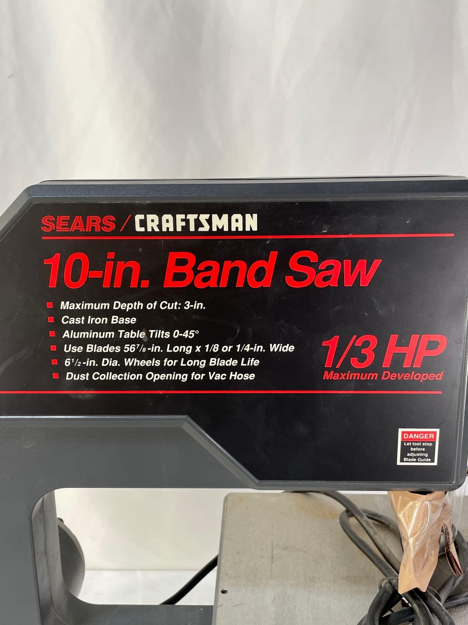 Craftsman 10" Band Saw with Manual