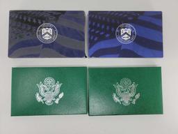 4 U.S. Mint Proof Sets - 1997, 1998, 1999, 2000