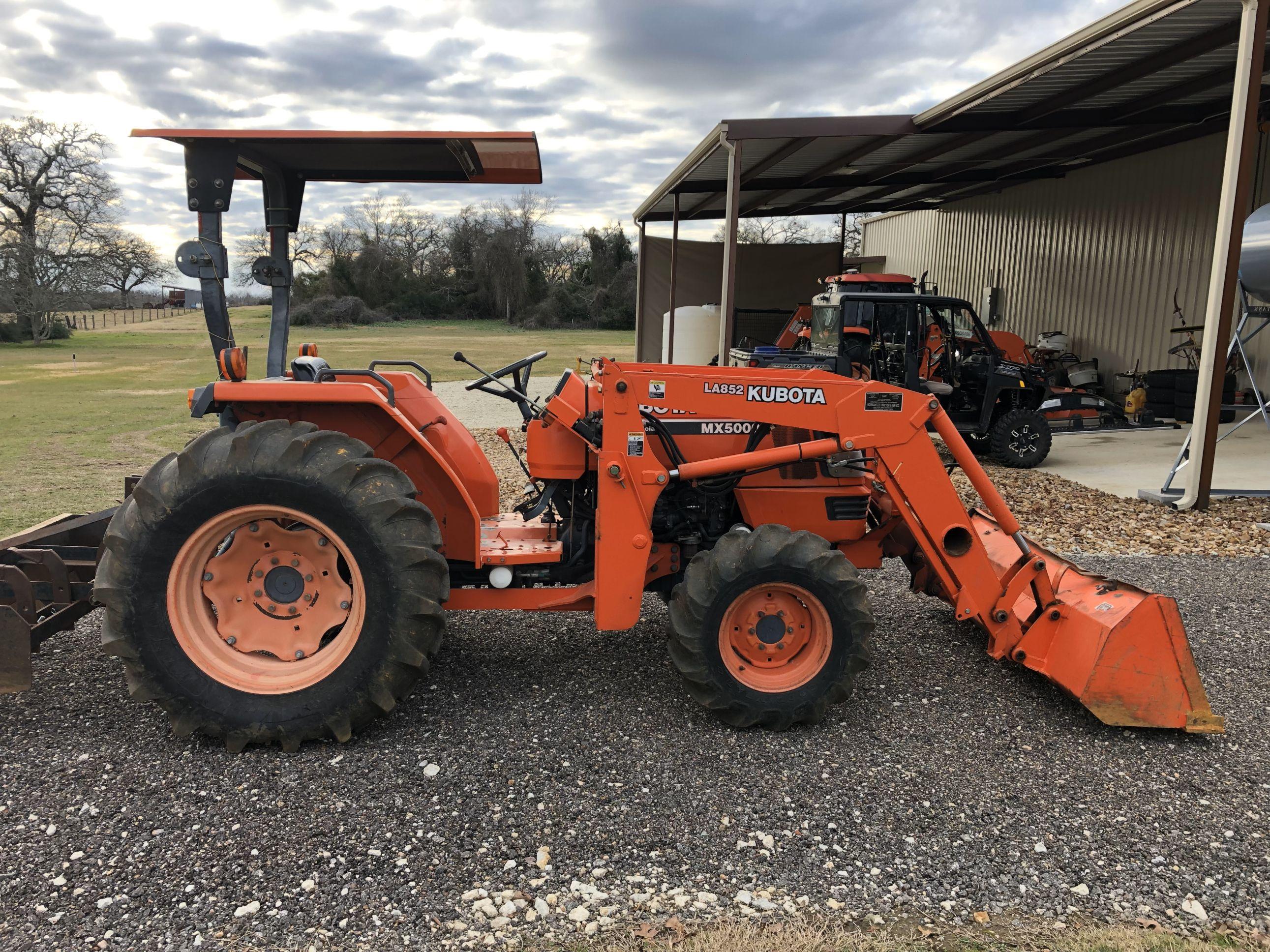 Kubota MX5000 OROP MFWD w/ FEL Tractor Franklin TX