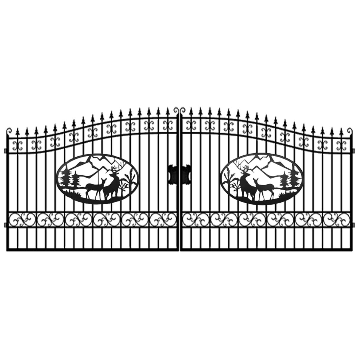 20ft Dual Swing Iron Gate