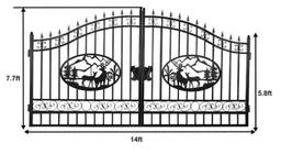 14ft Iron Gate