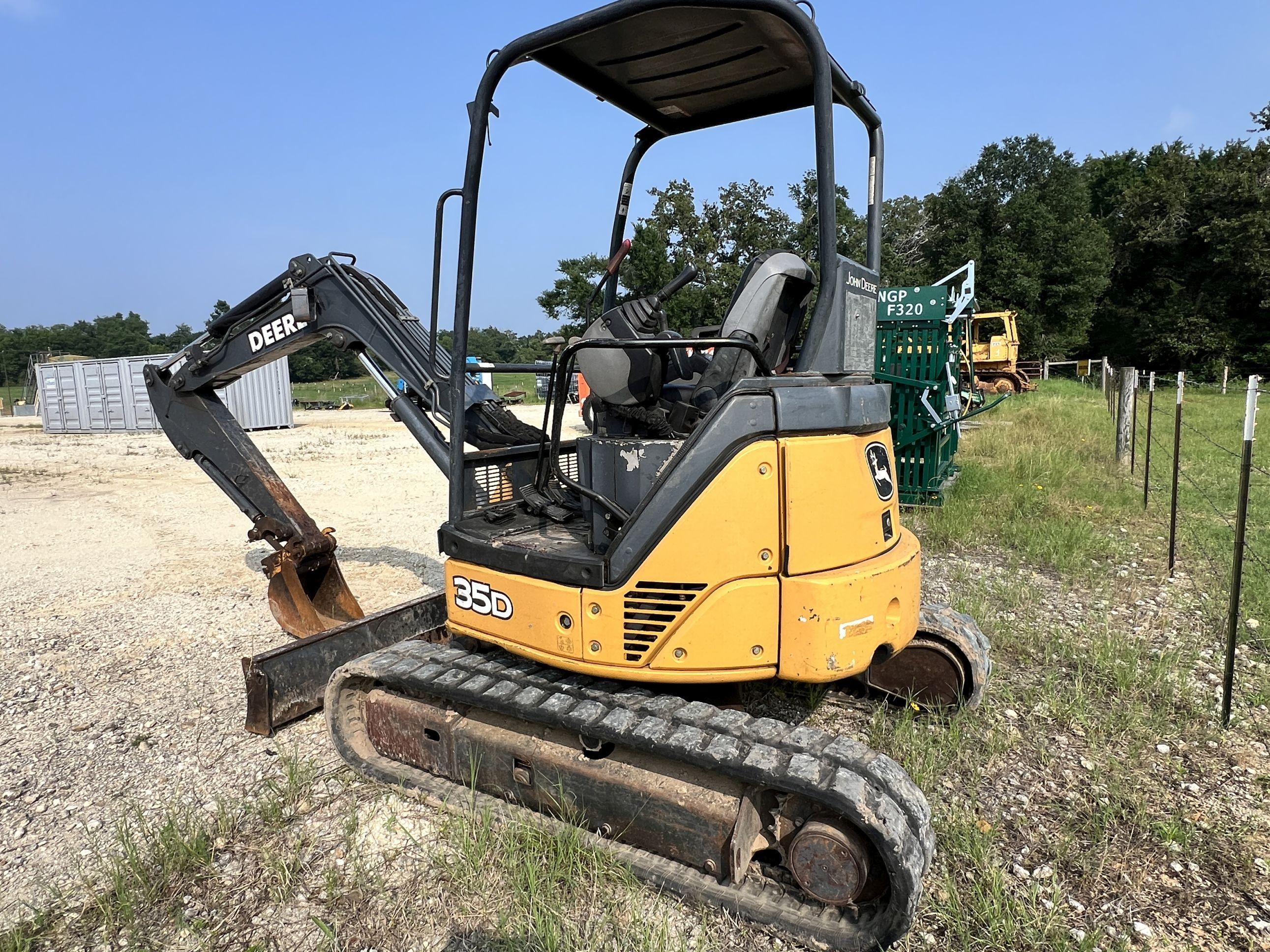 John Deere 35D Mini-X SN:235454 Franklin TX