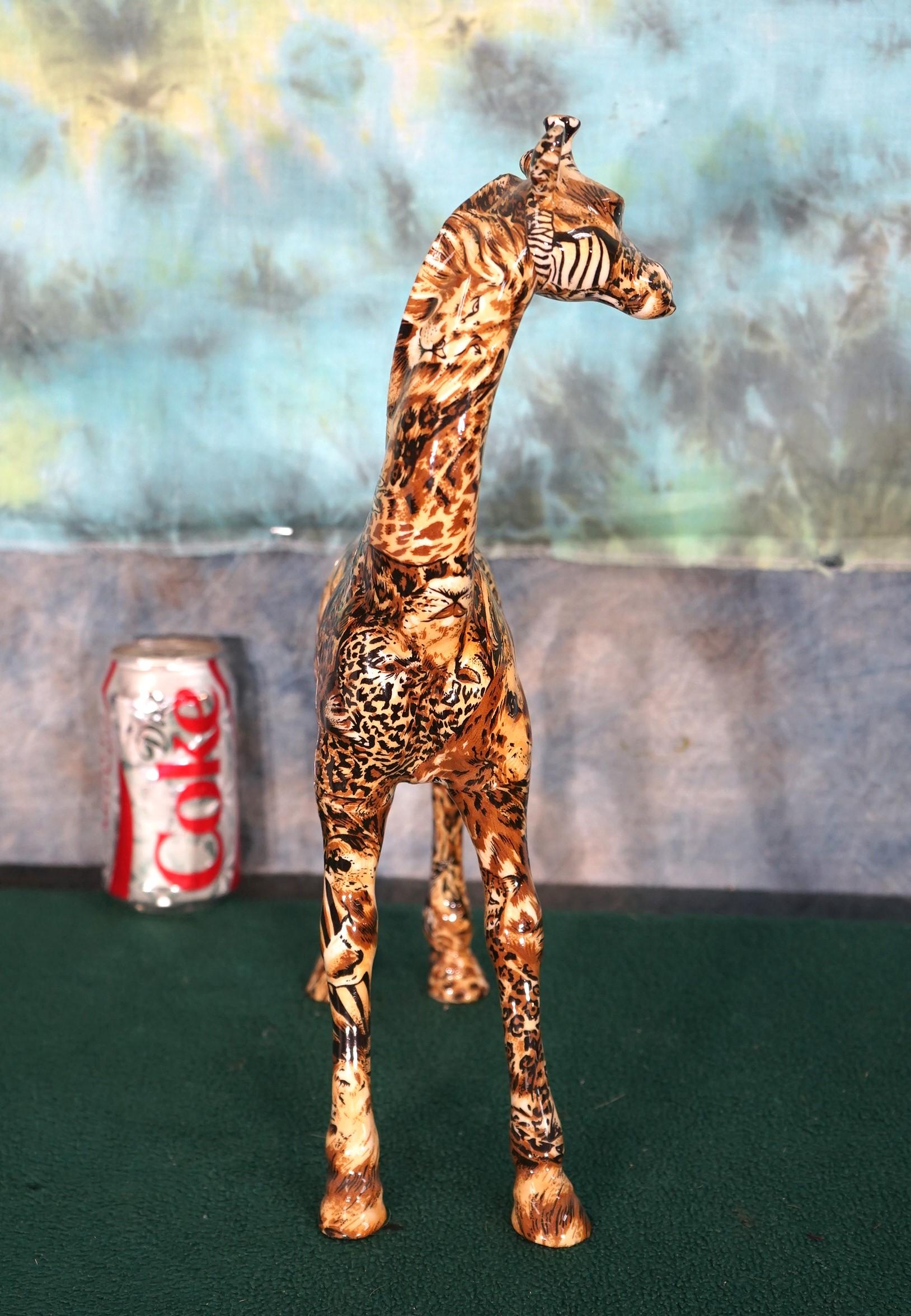 Multi-colored Ceramic Giraffe