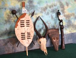 Four African Decor items