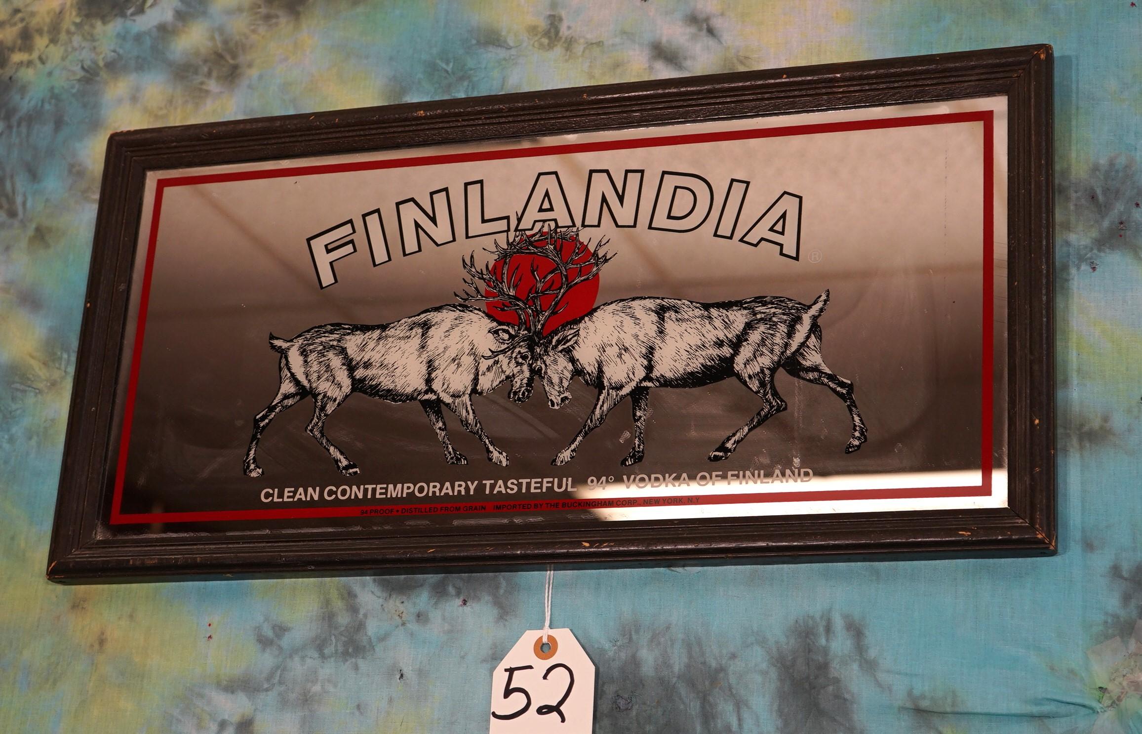 Finlandia "Caribou Sparing" Sign