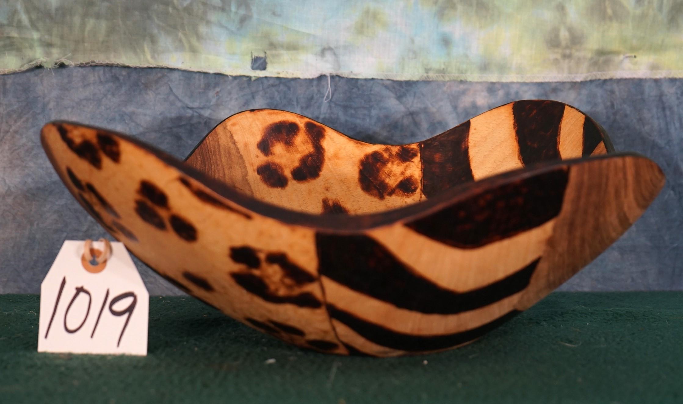 African Wood Fruit Bowl