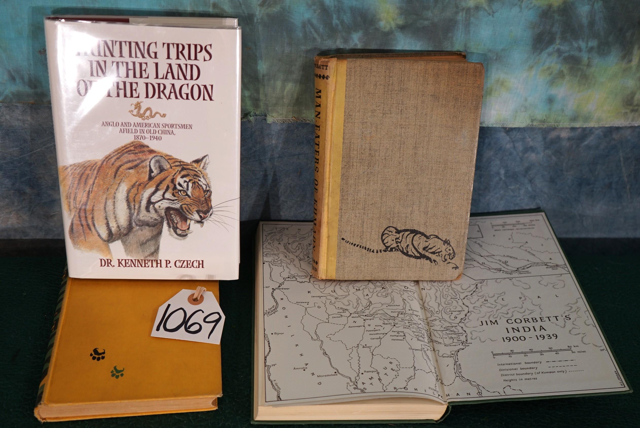 Four Hunting Books About Hunting Tigers, Leopards, and Man-eaters in India