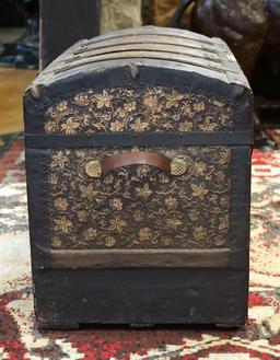 Antique European Steamer Trunk 1910- 20's circa