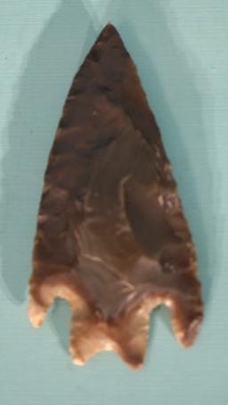Beautiful Tri-Colored Texas Pedernales Authentic Spear Point