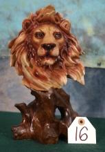 Brand New African Lion Head Bust Resin Decor
