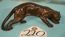 Solid Bronze Mountain Lion