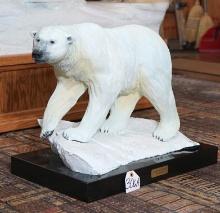 Large Polar Bear Bronze "NANUK -ARCTIC KING" By Karl Lansing