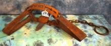 Old Rusty Grizzly Bear Trap