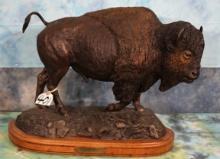 Large Bronze American Bison called "The Proving Ground" by Rick Taylor