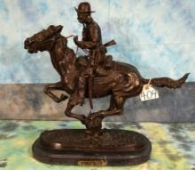 Western Bronze "Trooper of the Plains" by Frederick Remington