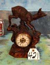 Antique European Roebuck Clock