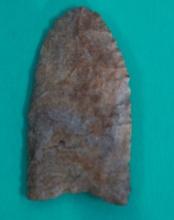 Authentic Paleo Period Early Man 2 3/4" Clovis Point Artifact Arrowhead
