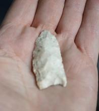 Authentic Clovis Point Arrowheads with Display Case