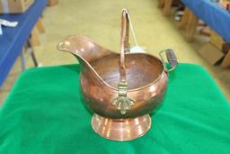 Copper Plated Brass Ash Bucket
