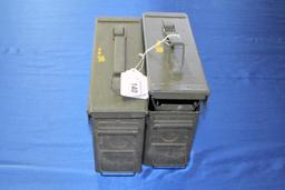 2-30 Cal.  Metal Ammo Boxes