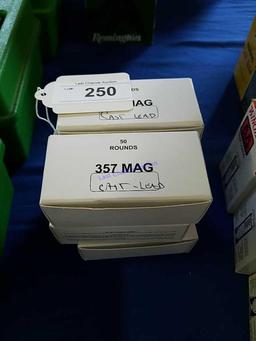 6- 50ct Boxes of .357 Mag Cast Lead