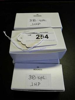 5-50ct Boxes of .38 Spec.J HP