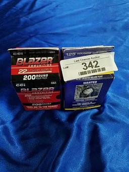 325 Rounds of .22lr Blazer and CCI