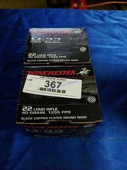 2-BOxes of 400ct Winchester M22 .22lr