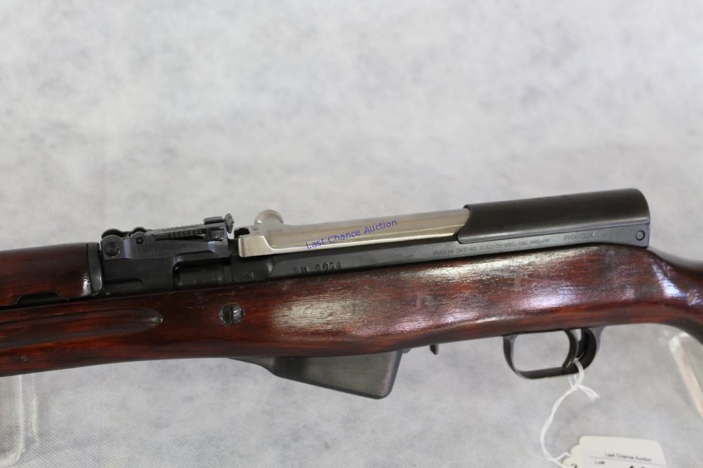Russian Made SKS-45 7.62x39 Rifle Used