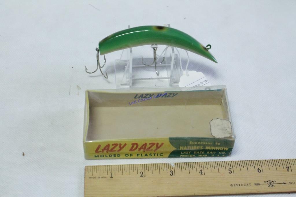 Mint Frog Pattern Lazy Dazy w/1/2 Box