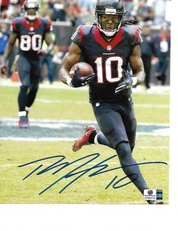 DeAndre Hopkins Houston Texans Autographed 8x10 Running Photo w/GA coa