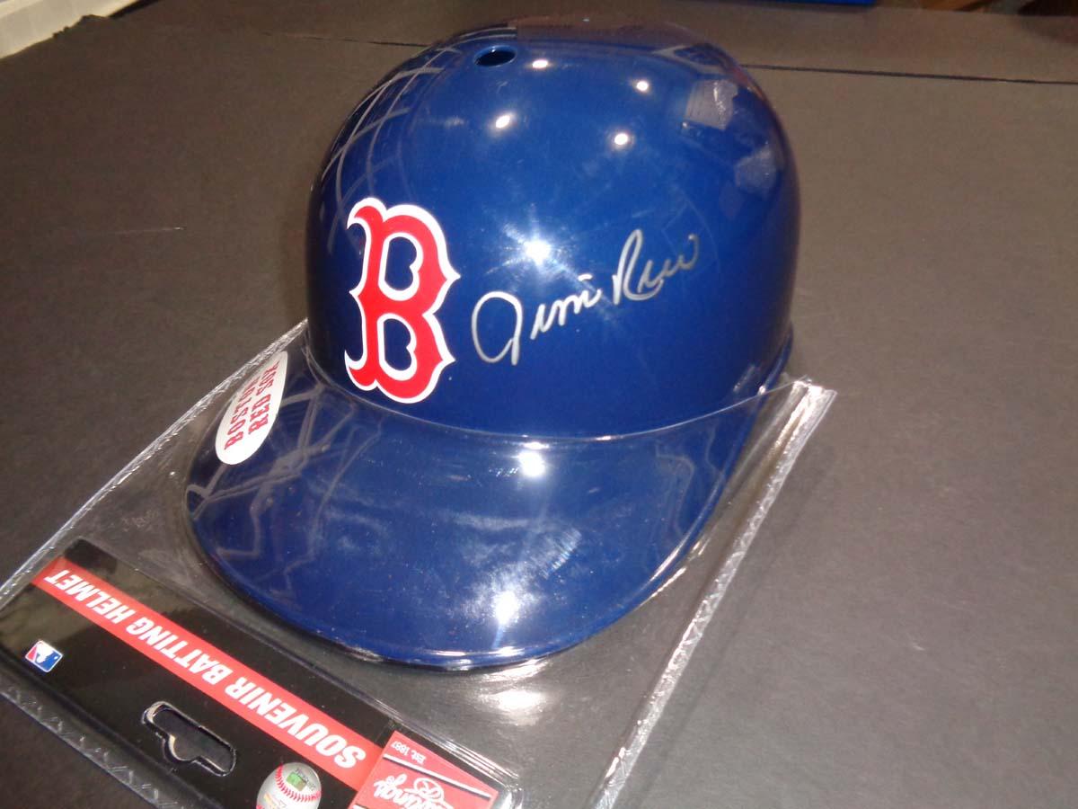Jim Rice Boston Red Sox Autographed Rawlings Full Size Souvenir Helmet JSA W coa