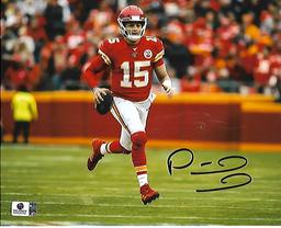 Patrick Mahomes Kansas City Chiefs Autographed 8x10 Photo GA coa