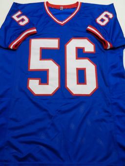 Lawrence Taylor New York Giants Autographed Custom Football Jersey JSA W coa