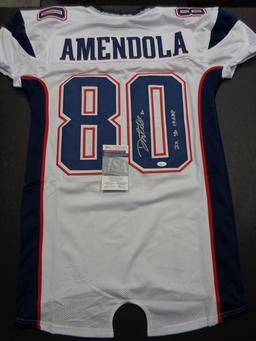 Danny Amendola New England Patriots Autographed Custom Football Jersey JSA w coa