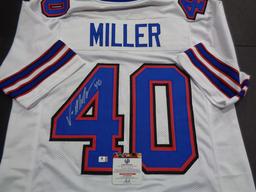 Von Miller Buffalo Bills Autographed Custom Football Jersey GA coa