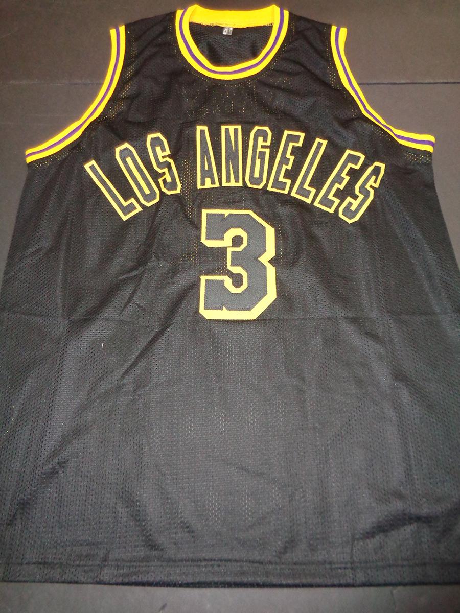 Anthony Davis Los Angeles Lakers Autographed Custom Basketball Jersey GA coa