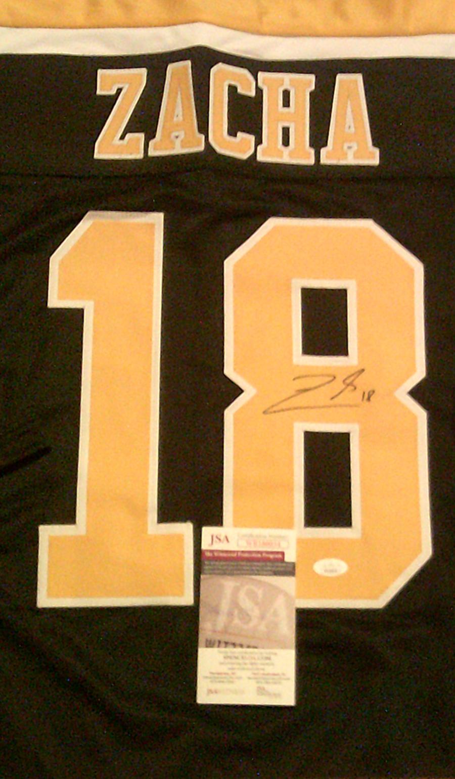 Pavel Zacha Boston Bruins Autographed  Custom Hockey Jersey JSA W coa