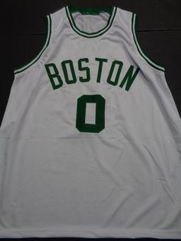 Jason Tatum Boston Celtics Autographed Custom Basketball Jersey GA coa